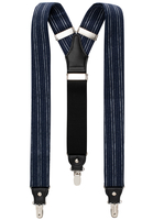 ETERNA HOSENTRÄGER BLAU/BEIGE GESTREIFT