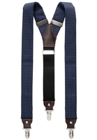 ETERNA HOSENTRÄGER NAVY/ROYALBLAU GETUPFT