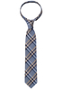 ETERNA KRAWATTE BLAU/BEIGE KARIERT