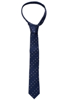 ETERNA KRAWATTE BLAU/GELB GETUPFT