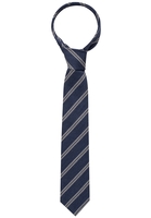 ETERNA KRAWATTE BLAU/GRAU GESTREIFT