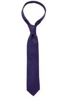 ETERNA KRAWATTE BORDEAUX GESTREIFT