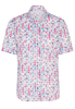 ETERNA KURZARM BLUSE MODERN CLASSIC POPELINE PINK/BLAU/WEISS BEDRUCKT
