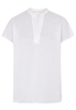 ETERNA KURZARM BLUSE MODERN CLASSIC WEISS UNIFARBEN