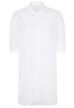 ETERNA KURZARM BLUSENKLEID MODERN CLASSIC WEISS UNIFARBEN