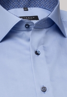 ETERNA KURZARM HEMD COMFORT FIT COOL SHIRT SATINBINDUNG HELLBLAU