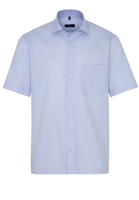 ETERNA KURZARM HEMD COMFORT FIT HELLBLAU STRUKTURIERT