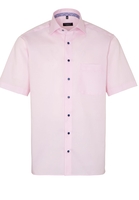 ETERNA KURZARM HEMD COMFORT FIT LOTUS SHIRT TWILL ROSA UNIFARBEN