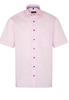 ETERNA KURZARM HEMD COMFORT FIT LOTUS SHIRT TWILL ROSA UNIFARBEN