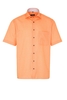 ETERNA KURZARM HEMD COMFORT FIT ORANGE STRUKTURIERT