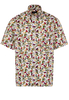 ETERNA KURZARM HEMD COMFORT FIT OXFORD BUNT BEDRUCKT