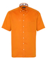 ETERNA KURZARM HEMD COMFORT FIT OXFORD ORANGE UNIFARBEN