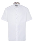 ETERNA KURZARM HEMD COMFORT FIT OXFORD WEISS UNIFARBEN