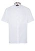 ETERNA KURZARM HEMD COMFORT FIT OXFORD WEISS UNIFARBEN