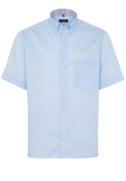 ETERNA KURZARM HEMD COMFORT FIT PINPOINT HELLBLAU UNIFARBEN