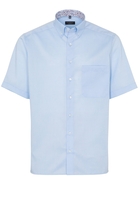 ETERNA KURZARM HEMD COMFORT FIT PINPOINT HELLBLAU UNIFARBEN