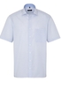 ETERNA KURZARM HEMD COMFORT FIT POPELINE HELLBLAU KARIERT