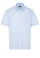 ETERNA KURZARM HEMD COMFORT FIT POPELINE HELLBLAU UNIFARBEN