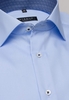 ETERNA KURZARM HEMD COMFORT FIT POPELINE HELLBLAU UNIFARBEN