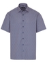 ETERNA KURZARM HEMD COMFORT FIT POPELINE MARINE BEDRUCKT