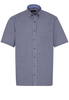 ETERNA KURZARM HEMD COMFORT FIT POPELINE MARINE/WEISS KARIERT
