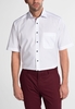 ETERNA KURZARM HEMD COMFORT FIT POPELINE WEISS UNIFARBEN