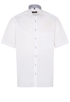 ETERNA KURZARM HEMD COMFORT FIT STRETCH WEISS UNIFARBEN