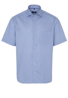 ETERNA KURZARM HEMD COMFORT FIT TWILL GELB/BLAU BEDRUCKT