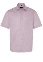 ETERNA KURZARM HEMD COMFORT FIT TWILL ROT/BLAU BEDRUCKT