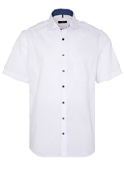 ETERNA KURZARM HEMD MODERN FIT WEISS STRUKTURIERT