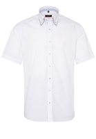 ETERNA KURZARM HEMD MODERN FIT CHAMBRAY WEISS UNIFARBEN
