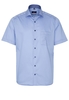ETERNA KURZARM HEMD MODERN FIT COOL SHIRT SATINBINDUNG HELLBLAU
