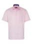 ETERNA KURZARM HEMD MODERN FIT COOL SHIRT SATINBINDUNG ROSA UNIFARBEN