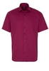 ETERNA KURZARM HEMD MODERN FIT KETTLANCÉ ROT STRUKTURIERT
