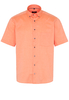 ETERNA KURZARM HEMD MODERN FIT OXFORD APRICOT UNIFARBEN