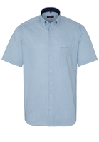 ETERNA KURZARM HEMD MODERN FIT PINPOINT GRÜN KARIERT