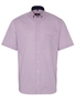 ETERNA KURZARM HEMD MODERN FIT PINPOINT ROT KARIERT