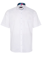 ETERNA KURZARM HEMD MODERN FIT PINPOINT WEISS UNIFARBEN
