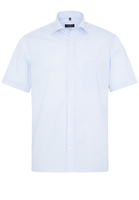 ETERNA KURZARM HEMD MODERN FIT POPELINE HELLBLAU UNIFARBEN