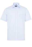ETERNA KURZARM HEMD MODERN FIT POPELINE HELLBLAU UNIFARBEN