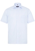 ETERNA KURZARM HEMD MODERN FIT POPELINE HELLBLAU UNIFARBEN