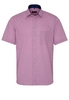 ETERNA KURZARM HEMD MODERN FIT POPELINE VIOLETT UNIFARBEN