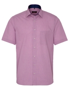 ETERNA KURZARM HEMD MODERN FIT POPELINE VIOLETT UNIFARBEN
