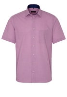 ETERNA KURZARM HEMD MODERN FIT POPELINE VIOLETT UNIFARBEN
