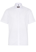 ETERNA KURZARM HEMD MODERN FIT POPELINE WEISS UNIFARBEN