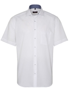 ETERNA KURZARM HEMD MODERN FIT POPELINE WEISS UNIFARBEN