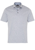 ETERNA KURZARM POLOSHIRT REGULAR FIT JERSEY GRAU UNIFARBEN