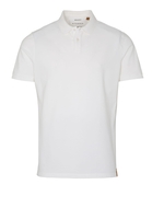 ETERNA KURZARM POLOSHIRT REGULAR FIT UPCYCLING SHIRT PIQUÉE WEISS