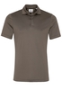 ETERNA KURZARM POLOSHIRT SLIM FIT SOFT TAILORING JERSEY TAUPE