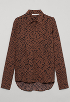 ETERNA LANGARM BLUSE MODERN CLASSIC BRAUN BEDRUCKT